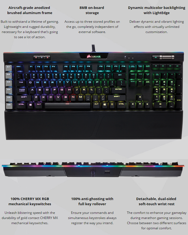 matig Ezel Verbonden Corsair K95 RGB Platinum review | Techtesters