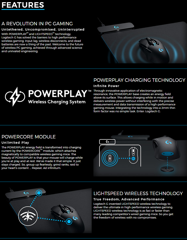 zeemijl Oraal Definitief Logitech Powerplay, G903 & G703 review | Techtesters