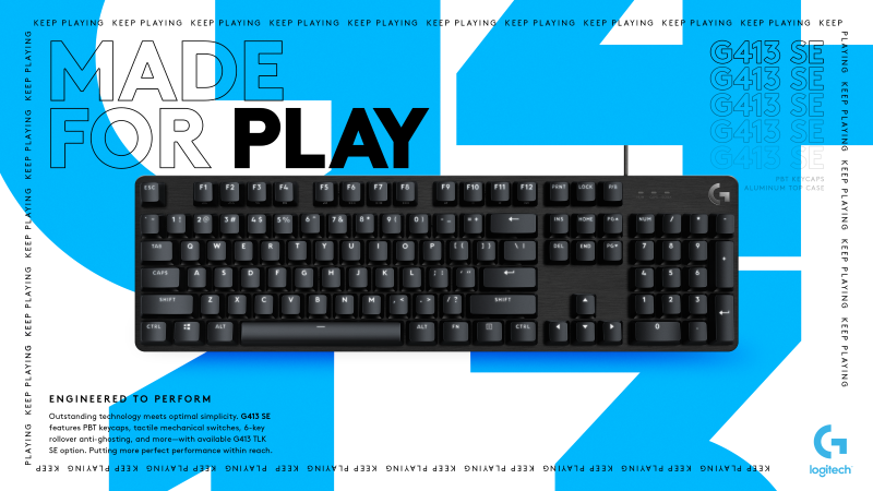 Logitech G introduceert G413 SE mechanisch gaming-toetsenbord in fullsize- en TKL-uitvoering” |
